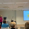 Fizioterapeite Egija Bidiņa uzstājas Tallinnas bērnu slimnīcas konferencē