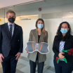 The POGA center receives a donation from the Embassy of Israel in Latvia