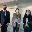 The POGA center receives a donation from the Embassy of Israel in Latvia